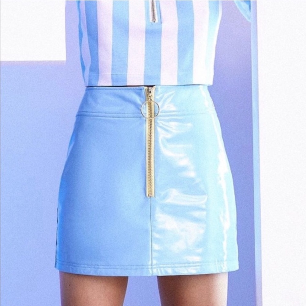 Fila X Pierre Cardin Faux Leather Skirt for UO size XL